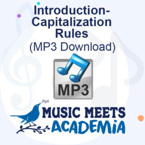 Introduction-Capitalization Rules